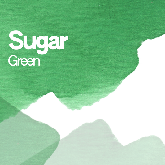 Sugar Green aquarelle artisanale vegan 