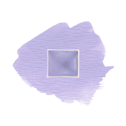 Haku Sky Lilac demi-godet d'aquarelle artisanale vegan