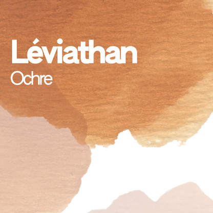 Léviathan Ochre aquarelle artisanale vegan 