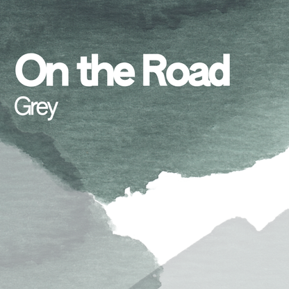 On the Road Grey aquarelle artisanale vegan