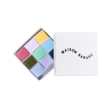 Palette d'aquarelles artisanales vegan Kawaii pop